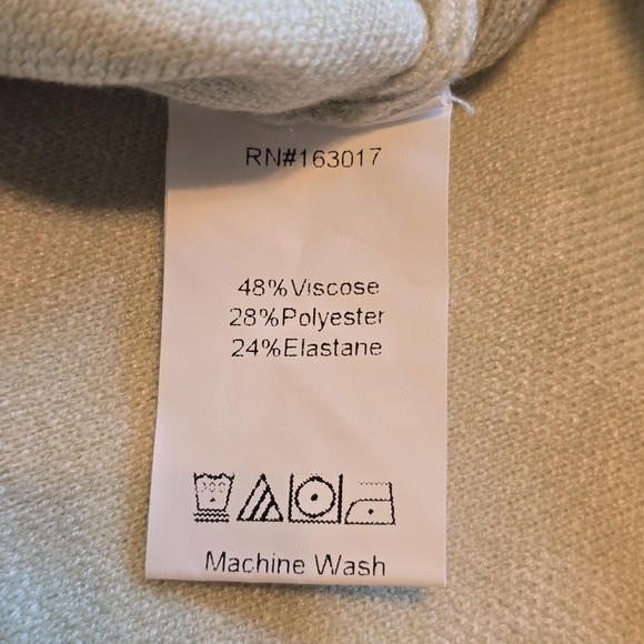 Princess Polly Green White Floral Mock Neck Sweater Women's Size Small S/M - Picture 9 of 9